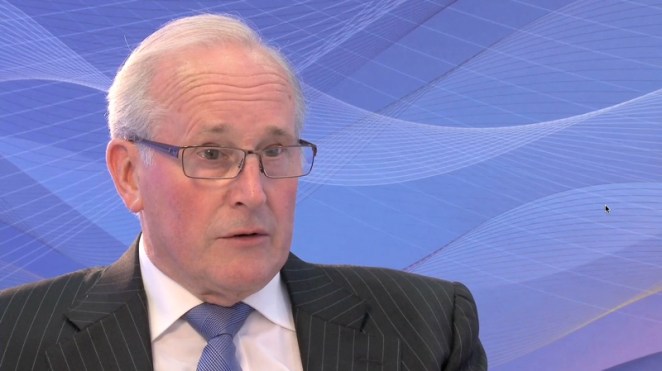 Close-up of Professor Philip Ruffles