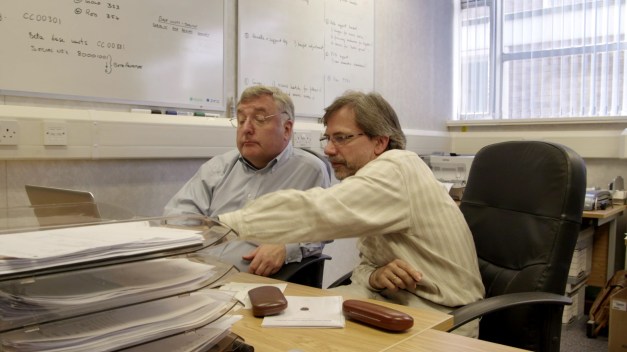 Professor Tony Wilson and Dr Rimas Juskaitis, Aurox