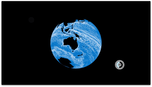 Environmental data is combined to produce a global model of the ocean.