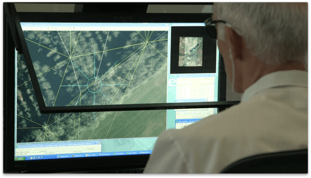 The Ordnance Survey MasterMap database  contains many layers of data: integrated transport, water networks, site specific information, buildings, houses, topography and digital aerial photography.