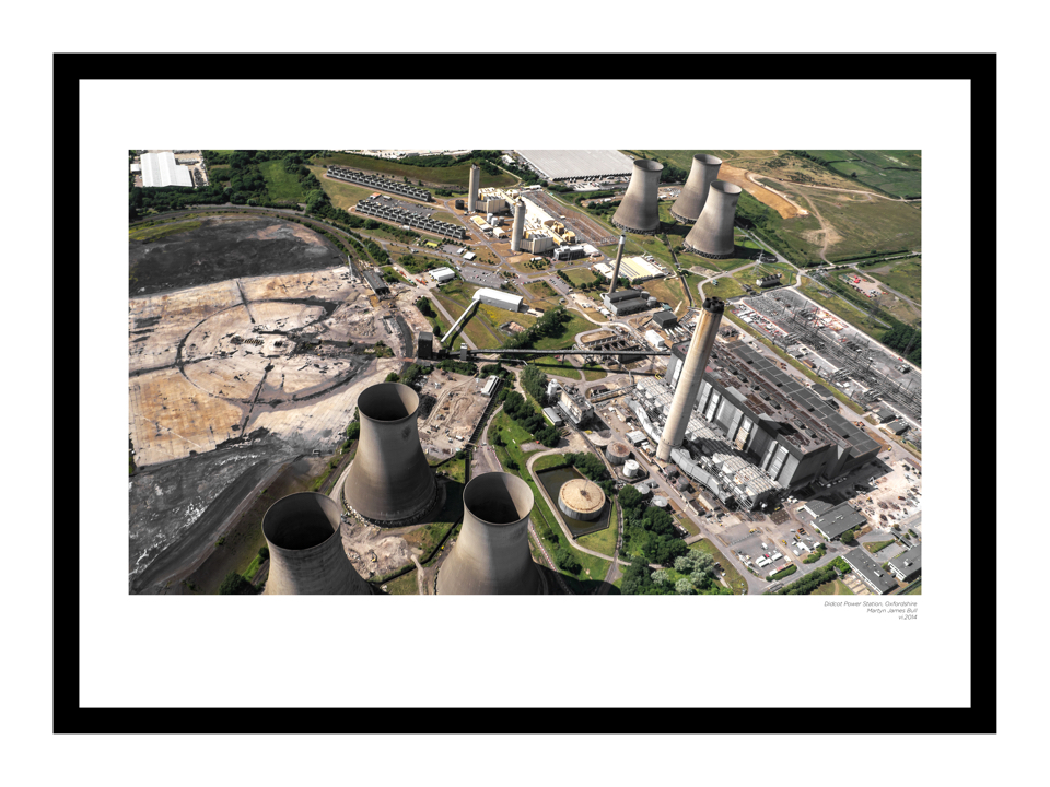 didcot power station aerial 50x70 landscape series martyn james bull 960x720
