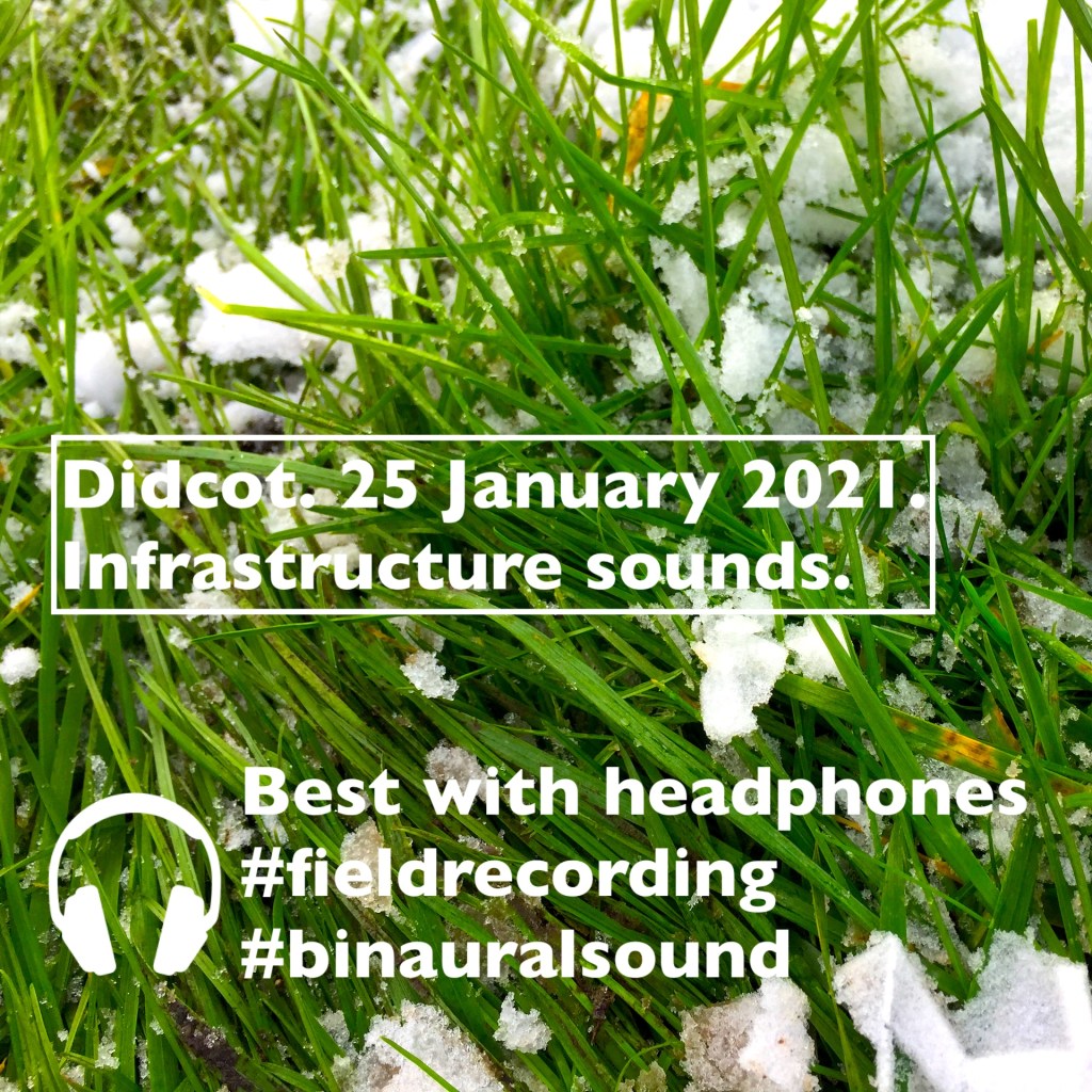 Infrastructure sounds on a snowy winter&nbsp;morning